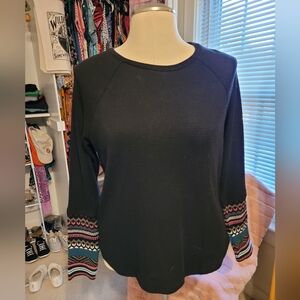 Beachlunchlounge waffle knit top